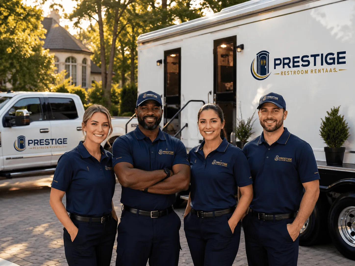 Trusted Luxury Portable Restrooms company in Markleville, IN